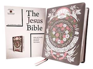 The Jesus Bible Artist Edition, Niv, Leathersoft, Gray Floral, Comfort Print