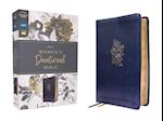 Niv, Women's Devotional Bible, Leathersoft, Navy, Comfort Print