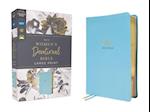 Niv, Women's Devotional Bible, Large Print, Leathersoft, Teal, Comfort Print