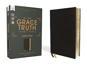 Nasb, the Grace and Truth Study Bible, Large Print, European Bonded Leather, Black, Red Letter, 1995 Text, Comfort Print