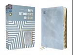 Niv, Student Bible, Leathersoft, Teal, Thumb Indexed, Comfort Print