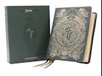 The Jesus Bible Artist Edition, Esv, Genuine Leather, Calfskin, Green, Limited Edition