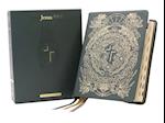 The Jesus Bible Artist Edition, Niv, Genuine Leather, Calfskin, Green, Limited Edition, Thumb Indexed, Comfort Print