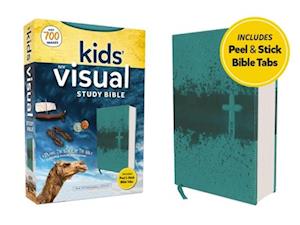 Niv, Kids' Visual Study Bible, Leathersoft, Teal, Full Color Interior, Peel/Stick Bible Tabs