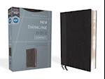 Niv, Thinline Bible, Compact, Leathersoft, Black/Gray, Red Letter, Comfort Print