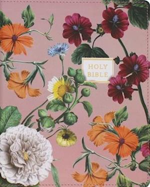 Niv, Artisan Collection Bible, Large Print, Leathersoft, Blush Floral, Red Letter, Comfort Print