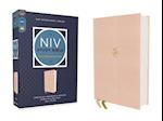 NIV Study Bible, Fully Revised Edition (Study Deeply. Believe Wholeheartedly.), Cloth Over Board, Pink, Red Letter, Comfort Print