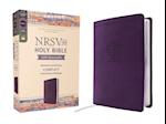 Nrsvue, Holy Bible with Apocrypha, Compact, Leathersoft, Purple, Comfort Print