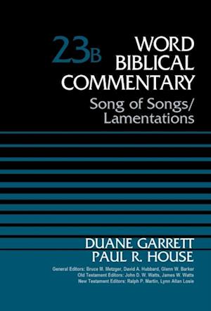 Song of Songs and Lamentations, Volume 23B