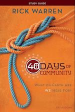 40 Days of Community Bible Study Guide