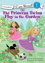 Princess Twins Play in the Garden