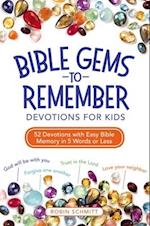 Bible Gems to Remember Devotions for Kids