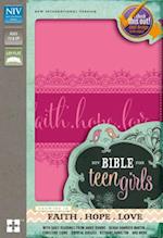 NIV, Bible for Teen Girls, Leathersoft, Pink, Printed Page Edges