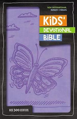 NIrV, Kids' Devotional Bible, Leathersoft, Lavender