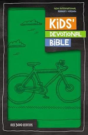 NIrV, Kids' Devotional Bible, Leathersoft, Green