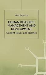 Human Resource Management and Development