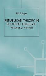 Republican Theory in Political Thought