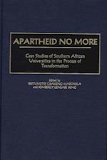 Apartheid No More