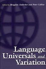 Language Universals and Variation
