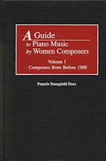 Guide to Piano Music by Women Composers