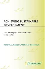 Achieving Sustainable Development