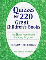 Quizzes for 220 Great Children's Books