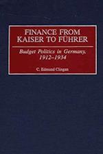 Finance from Kaiser to Fuhrer