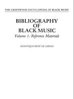 Bibliography of Black Music, Volume 1