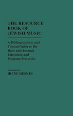 The Resource Book of Jewish Music