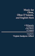 Music for Oboe, Oboe D'Amore, and English Horn