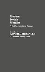 Modern Jewish Morality