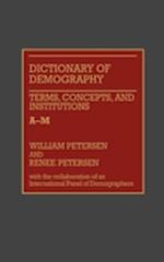 Dictionary of Demography