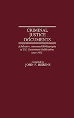 Criminal Justice Documents