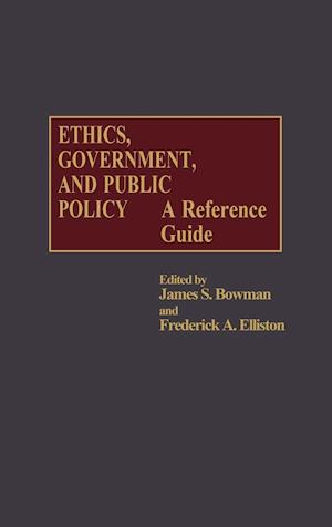 Ethics, Government, and Public Policy