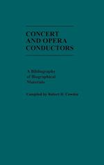 Concert and Opera Conductors