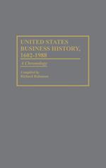 United States Business History, 1602-1988