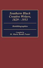 Southern Black Creative Writers, 1829-1953