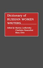 Dictionary of Russian Women Writers