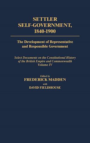 Settler Self-Government 1840-1900