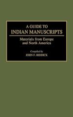 A Guide to Indian Manuscripts