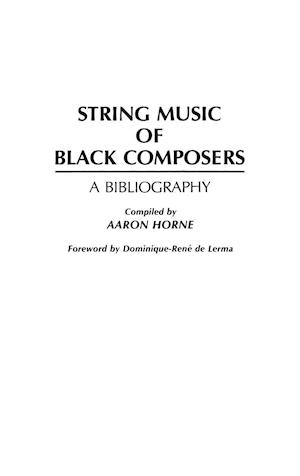 String Music of Black Composers