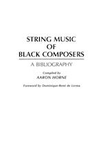 String Music of Black Composers