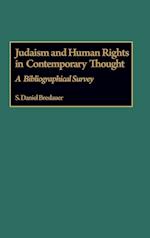 Judaism and Human Rights in Contemporary Thought