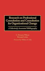 Research on Professional Consultation and Consultation for Organizational Change