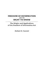 Freedom of Information and the Right to Know