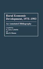 Rural Economic Development, 1975-1993