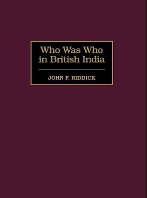 Who Was Who in British India