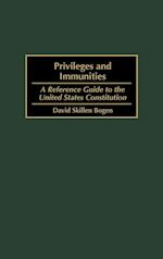 Privileges and Immunities