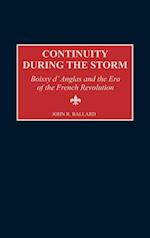 Continuity during the Storm