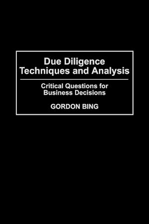 Due Diligence Techniques and Analysis